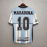 2001 Argentina Maradona Commemorative Edition 1:1 Quality Retro Soccer Jersey