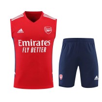22/23 Arsenal Vest Training Suit Kit Red 1:1 Quality Training Jersey