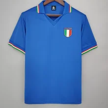 1982 Italy Home Blue 1:1 Retro Soccer Jersey