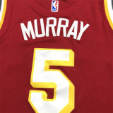 22/23 Hawks MURRAY #5 Red 1:1 Quality NBA Jersey