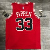 NBA Bulls crew neck red 33 with chip 1:1 Quality