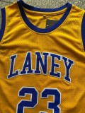 NBA Jordan high school #23 yellow shirt 1:1 Quality