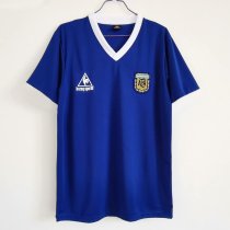 1986 Argentina Away 1:1 Quality Retro Soccer Jersey