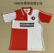 1995 Feyenoord Rotterdam Home Fans 1:1 Quality Retro Soccer Jersey