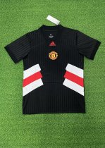 23/24 Manchester United Black Fans 1:1 Quality ICONS T-Shirt