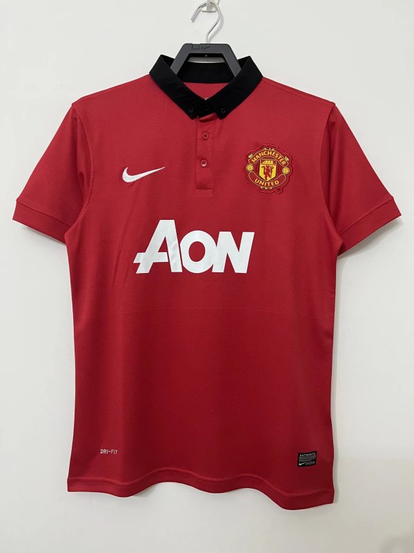 2013-2014 Manchester United Home 1:1 Retro Soccer Jersey