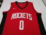 NBA Rocket 0 red 1:1 Quality