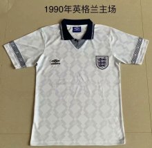 1990 England Home 1:1 Quality Retro Soccer Jersey