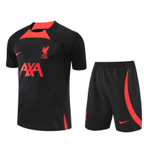 22/23 Liverpool Training Kit Black 1:1 Quality Training Jersey