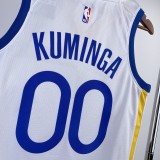 2023 NBA Golden State Warriors White KUMINGA#00 Men Jersey Top Quality Hot Pressing Number And Name