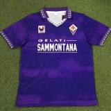 1994-1995 Fiorentina Home Fans 1:1 Retro Soccer Jersey