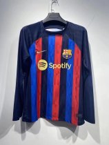 22/23 Barcelona Home Long sleeve Fan 1:1 Quality Soccer Jersey