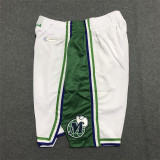 21/22 Dallas Mavericks White City Edition 1:1 Quality NBA Pants
