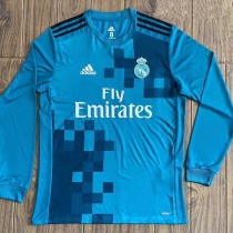 2017-2018 Retro Real Madrid Third Long Sleeve 1:1 Quality Soccer Jersey