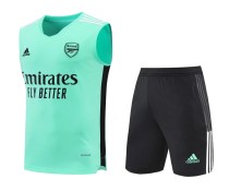 21/22 Arsenal Vest Training Suit Kit Green 1:1 Quality Training Jersey