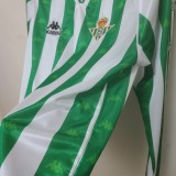 1995-1997 Real Betis Home Long Sleeve Fans Version 1:1 Quality Retro Soccer Jersey
