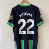 23/24 Brighton Away Player 1:1 Quality Soccer Jersey