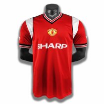 1985 Manchester United Home 1:1 Quality Retro Soccer Jersey