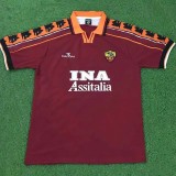 1998-1999 Roma Home 1:1 Retro Soccer Jersey