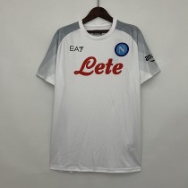 23/24 Naples White 1:1 Quality Fans Version Soccer Jersey