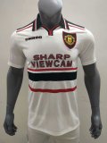1998 Manchester United Away 1:1 Quality Retro Soccer Jersey