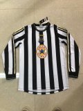 1997-1999 Newcastle Home Fans Long sleeve 1:1 Quality Retro Soccer Jersey