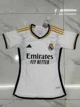 23/24 Real Madrid Home Fans 1:1 Quality Women Soccer Jersey