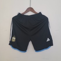2022 Argentina Black 3-Stars Shorts
