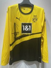 23/24 Dortmund Home Long Sleeve Fans 1:1 Quality Soccer Jersey