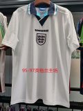 1996 England Home 1:1 Quality Retro Soccer Jersey