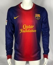2012/2013 Retro Barcelona Home Long sleeve player 1:1 Quality Soccer Jersey