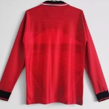 1994-1996 Manchester United Home Long sleeve 1:1 Quality Retro Soccer Jersey