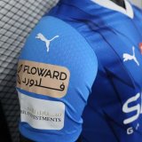 23/24 Al Hilal SFC Home Blue Player 1:1 Quality Soccer Jersey