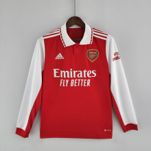 22/23 Long Sleeve Arsenal Home 1:1 Quality Soccer Jersey