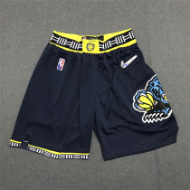 21/22 Grizzlies Navy Blue City Edittion 1:1 Quality NBA Pants