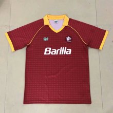 1990-1991 Roma Home 1:1 Quality Retro Soccer Jersey