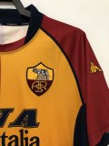 2000-2001 Roma Home 1:1 Quality Retro Soccer Jersey