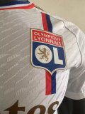 23/24 Lyonnais Home White Player 1:1 Quality Soccer Jersey