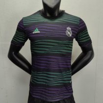 22/23 Real Madrid Black Green Player Version 1:1 Quality Training Shirt
