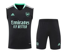 21/22 Arsenal Vest Training Kit Black 1:1 Quality Training Jersey