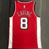 NBA Bulls LAVINE #8 Red Top Quality Hot Pressing 1:1 Quality