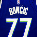 23 Dallas Mavericks DONCIC #77 Blue City Edition 1:1 Quality NBA Jersey