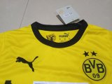 23/24 Dortmund Home Yellow 1:1 Kids Soccer Jersey