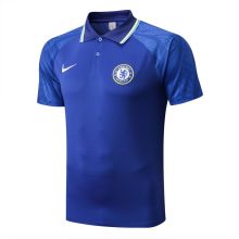 22/23 Chelsea Core Polo Shirt Blue 1:1 Quality Soccer Jersey