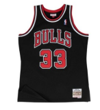 NBA Mitchell & Ness bull 33 black 1:1 Quality