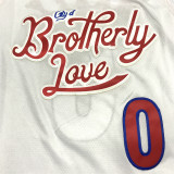 23 NBA 76ers MAXEY #0 White City Edition 1:1 Quality NBA Jersey