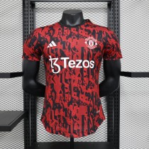 23/24 Manchester United Red Player 1:1 Quality Training Jersey