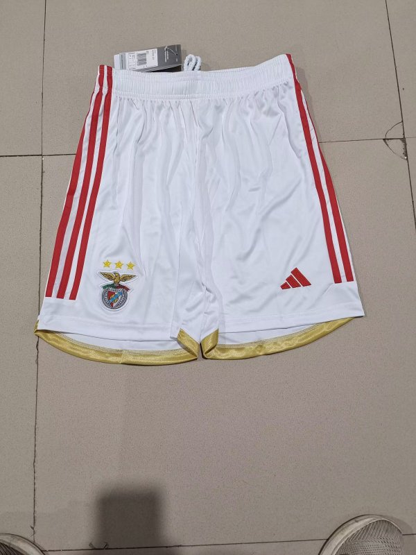 23/24 SL Benfica Home White Shorts