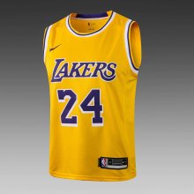NBA Laker yellow Kobe Bryant No.24 1:1 Quality