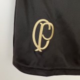 22/23 Corinthians Black Shorts（With Zipper）